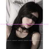 喵：神秘感 蒙眼蕾丝眼罩情调丝带遮眼禁欲系猫女兔女郎发箍发饰