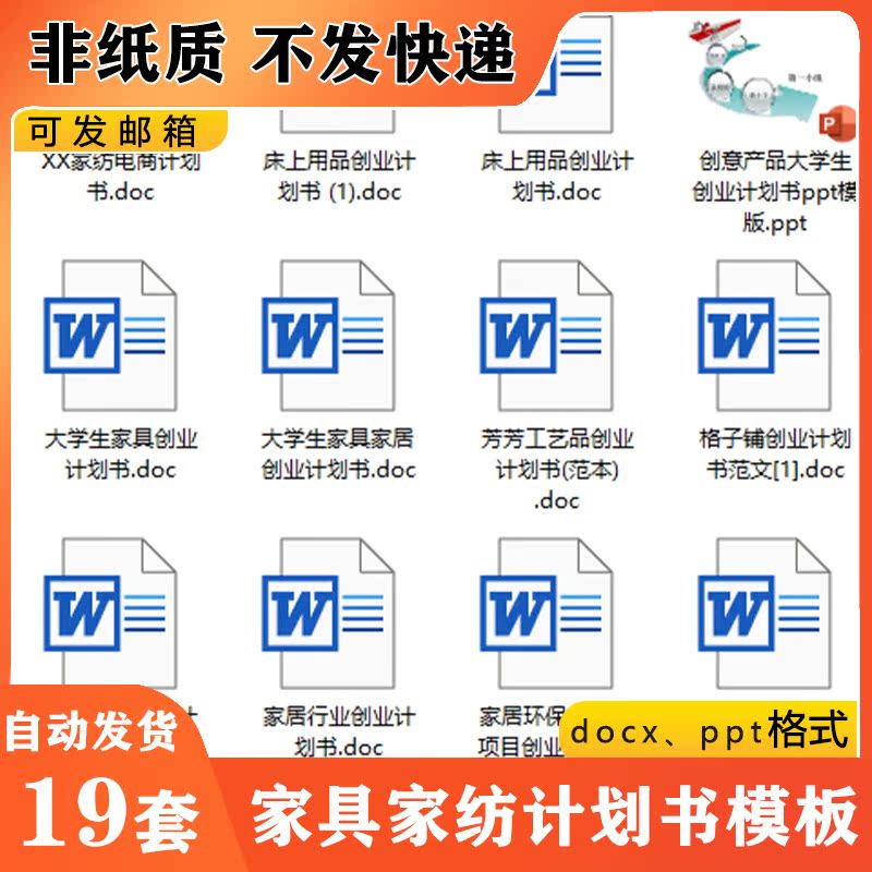 （E146）家具家纺产品创业项目计划书商业策划方案word版范文文件