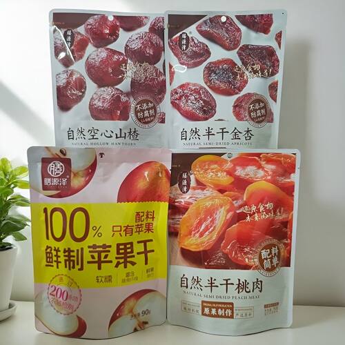 膳源泽鲜制苹果干自然空心山楂半干桃肉半干金杏90克原果制作酸甜