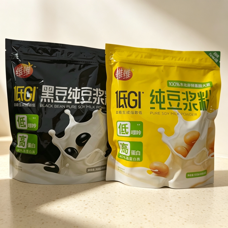 维维低Gl纯豆浆粉 黑豆纯豆浆粉300克早餐冲泡营养方便