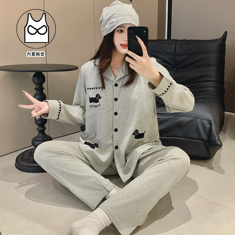 送帽子-带胸垫月子服3月份春秋纯棉全棉吸汗产后大码孕妇睡衣哺乳,孕妇装/孕产妇用品/营养,家居服套装,淘宝优惠券,粉丝福利购,淘宝优惠卷