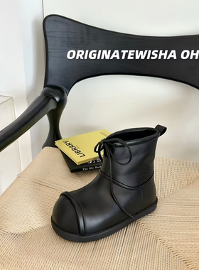 【金金宠粉】“阿童木Atom”皮面款  设计师款短靴 OH5813-1