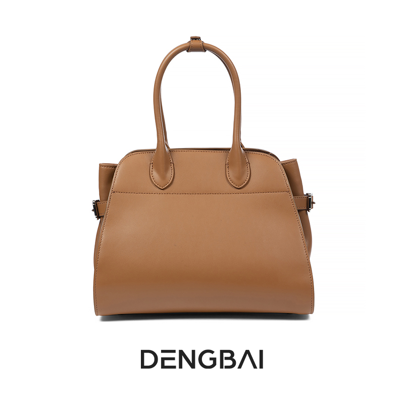 登白DENGBAI. 牛皮气质简约手提包  百搭韩系大容量包包
