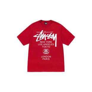 23ss T恤男女款 TOUR短袖 现货日本STUSSY斯图西世界巡游WORLD