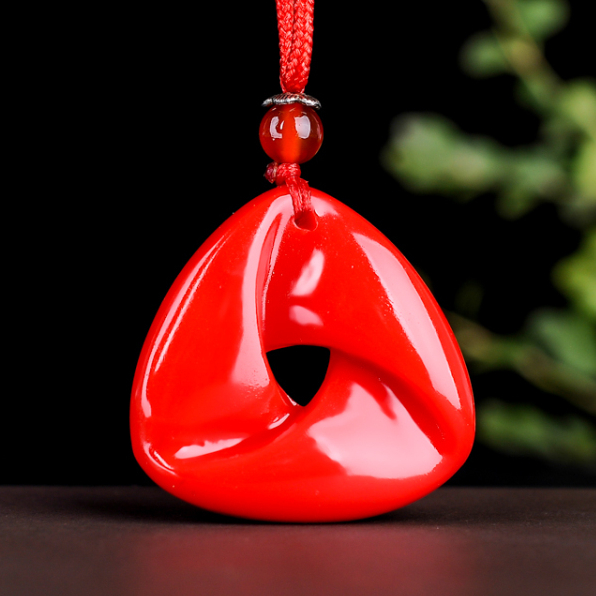 扭转乾坤项链毛衣平安扣天然玉石