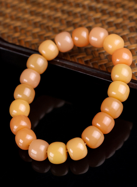 和田玉籽料原石手链男女款