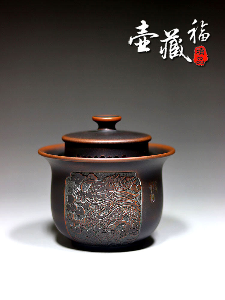 新品手抓盖碗壶纯手工制作名家大师广西茶具居家家用茶壶非紫砂