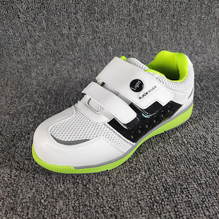 外贸单4E宽楦型塑钢头轻量工作劳保鞋透气轻便安全防护鞋搭扣款男