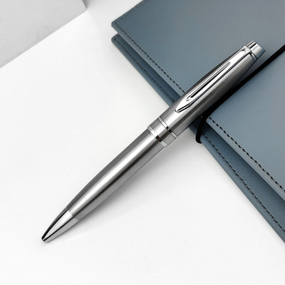 不锈钢会议签约笔创意金属旋转重手感中性笔商务礼品笔男士签字笔