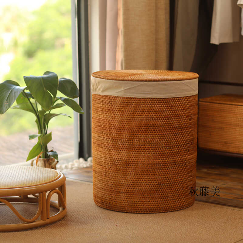 秋藤美脏衣桶天然环保经久耐用