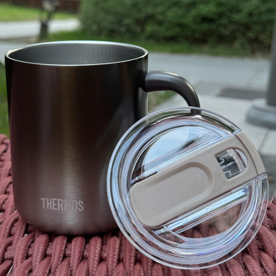 杯与咖啡 膳魔师保温杯不锈钢马克杯TEMC400ml防漏水密封杯盖配件