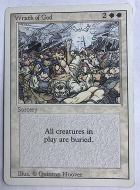 万智牌 神之愤怒 第三版 3ED 白 白色 英文 实拍上海文波