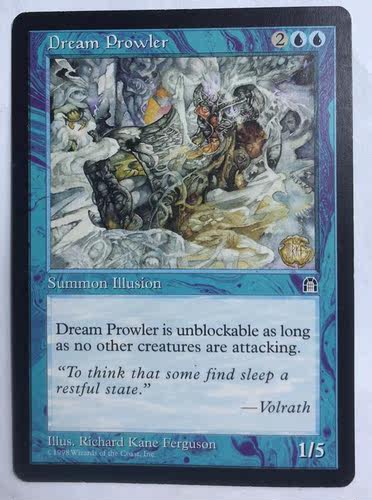 万智牌 梦境巡影 天罗城塞 蓝 蓝色 英文 实拍上海文波MTG