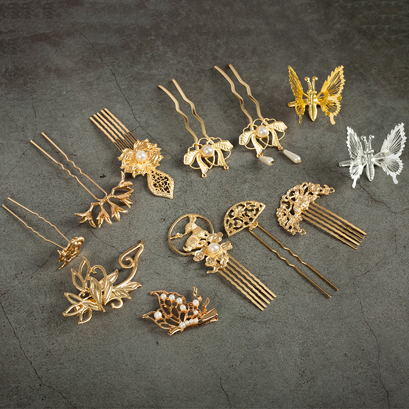 古风点缀发簪汉服小发钗明制配饰