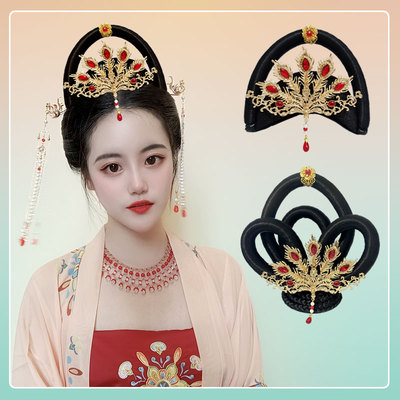 其他发夹其他复古假发饰品一体