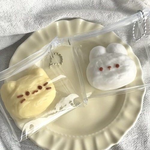 小兔奶贝小猫奶贝捏捏乐食品级硅胶泥感慢回弹学生平价挂件捏捏