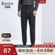 休闲裤 秋冬新款 时尚 百斯盾官方男士 休闲风弹力舒适显瘦慢跑裤