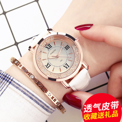 taobao agent Waterproof fashionable brand quartz watch, 2020, Korean style, simple and elegant design