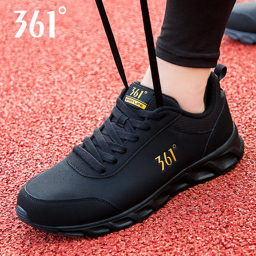 361男鞋2025新款运动鞋皮面