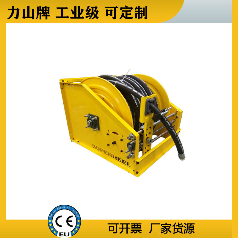 工业高压水鼓液压软管盘管器消防车自动环卫清淤疏通大型电动卷盘