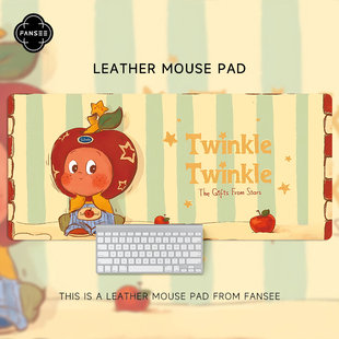 星星人鼠标垫超大号卡通动画可爱个性 宿舍电脑桌键盘垫 创意新款