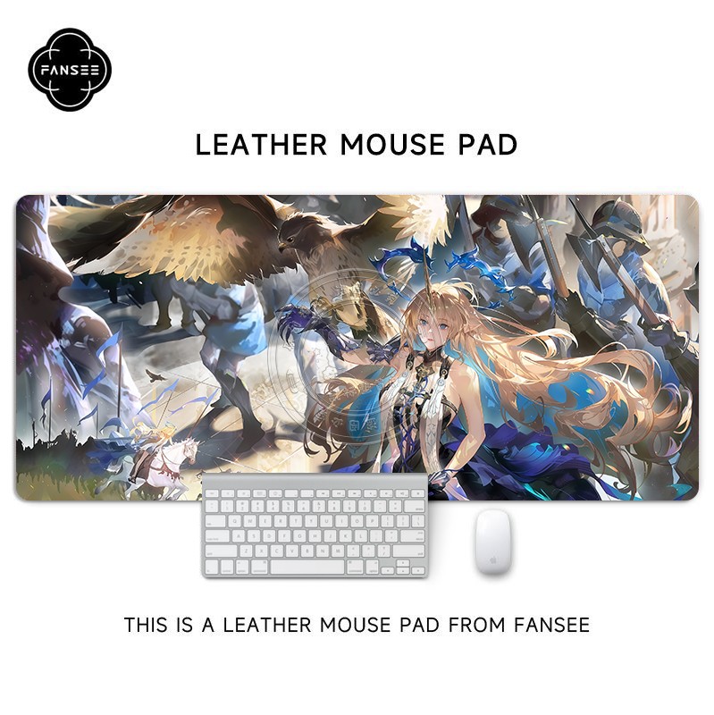 卡提希娅鼠标垫超大游戏女生人物宿舍电脑桌工位办公桌防滑可定制