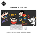 蜡笔小新鼠标垫超大可爱女生卡通定制电脑垫子键盘垫办公桌垫大号