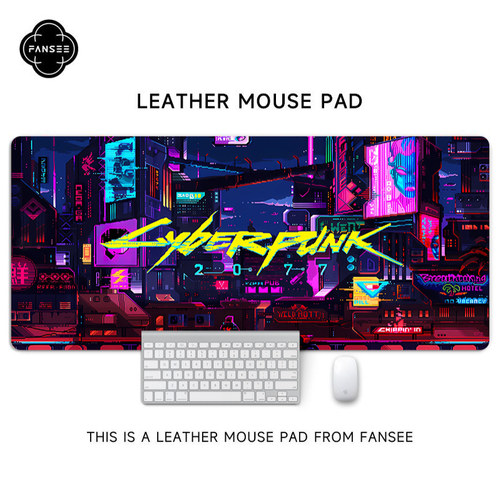 赛博朋克2077游戏鼠标垫超大卡通