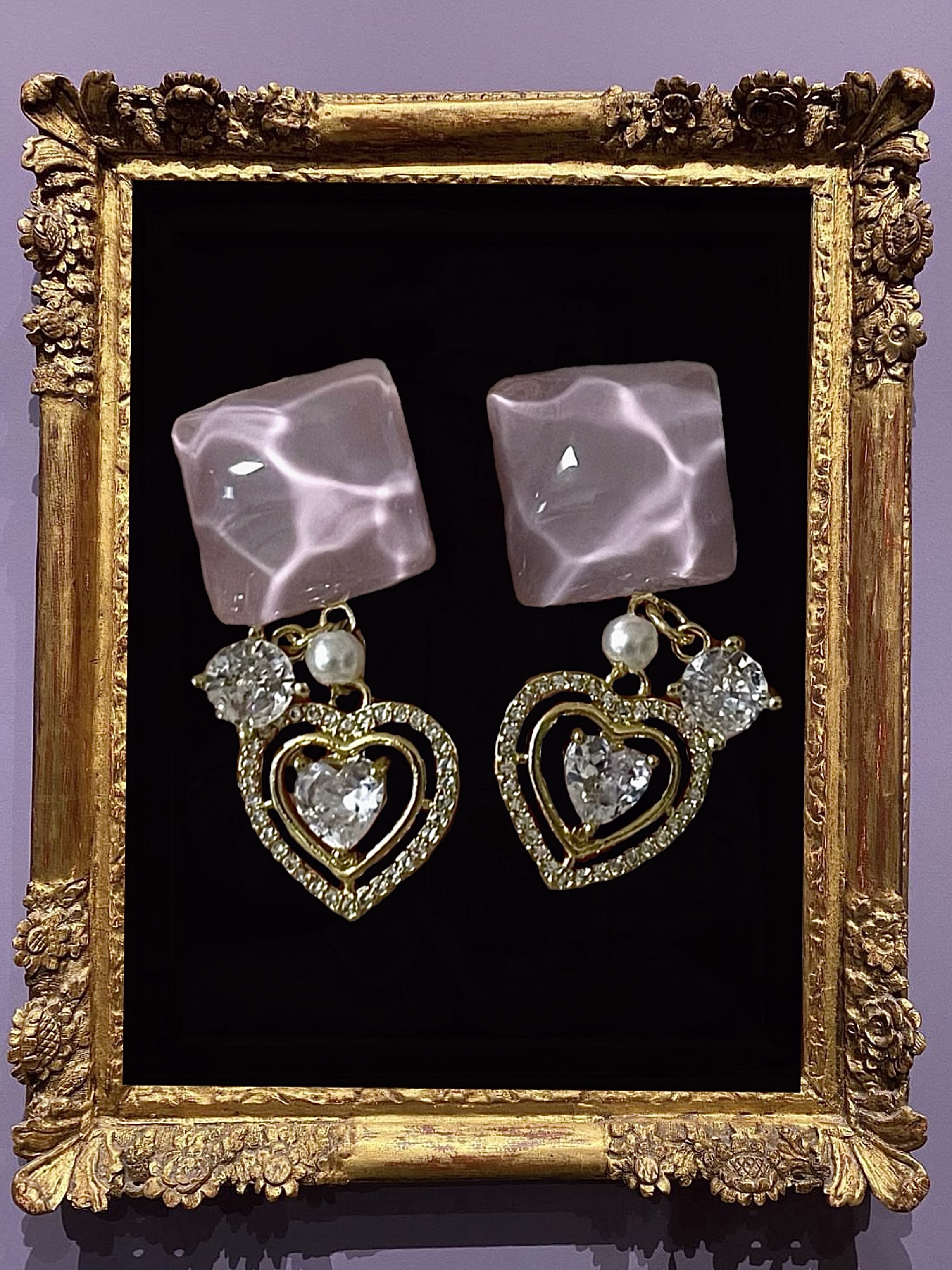 乐佩公主 黄打屁原创设计甜闪亮可爱质感趣仙复古小众925耳钉耳夹