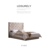 奶油风法式 床高床头现代简约北欧轻奢婚床主卧拉扣磨砂布艺双人床