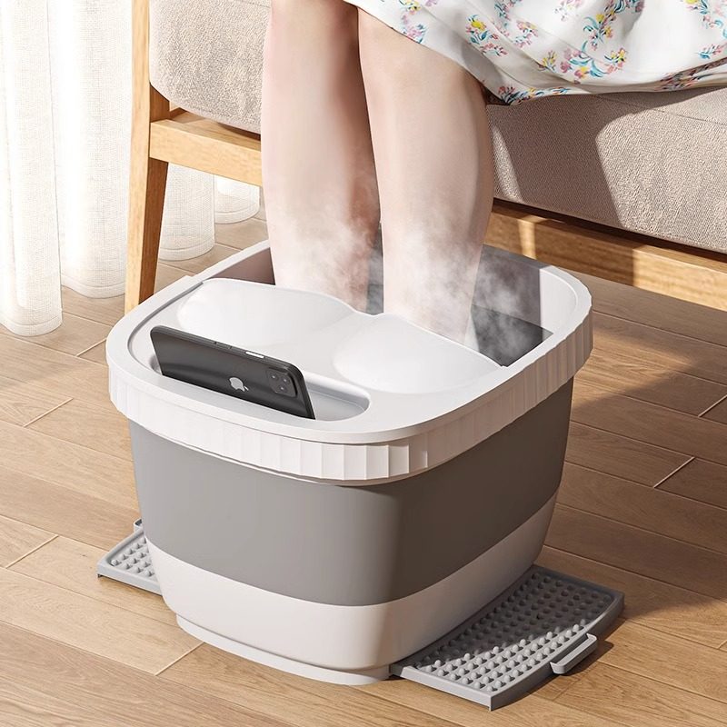 可折叠足浴盆家用洗脚桶养身按摩泡脚桶新款便携带盖保温洗脚盆,家庭/个人清洁工具,足浴盆/足浴桶,淘宝优惠券,粉丝福利购,淘宝优惠卷