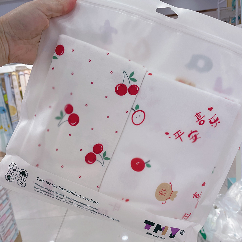 2条装初生婴儿薄包单产房包巾新生抱被抱单纯棉夏季夏秋四季款a类