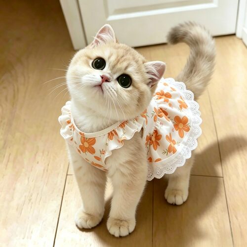 猫咪衣服夏季透气清凉飞袖宠物