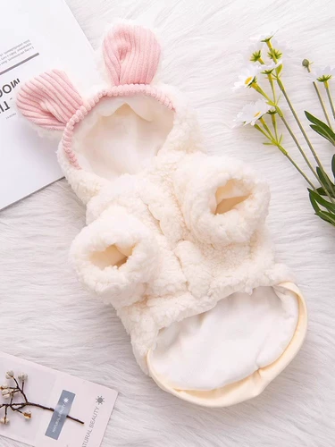 Кошачья одежда, котенок, котенок, котенок, теплая одежда, утолщенный стиль, щенка, одетого в шляп, осенняя и зимняя одежда для домашних животных.