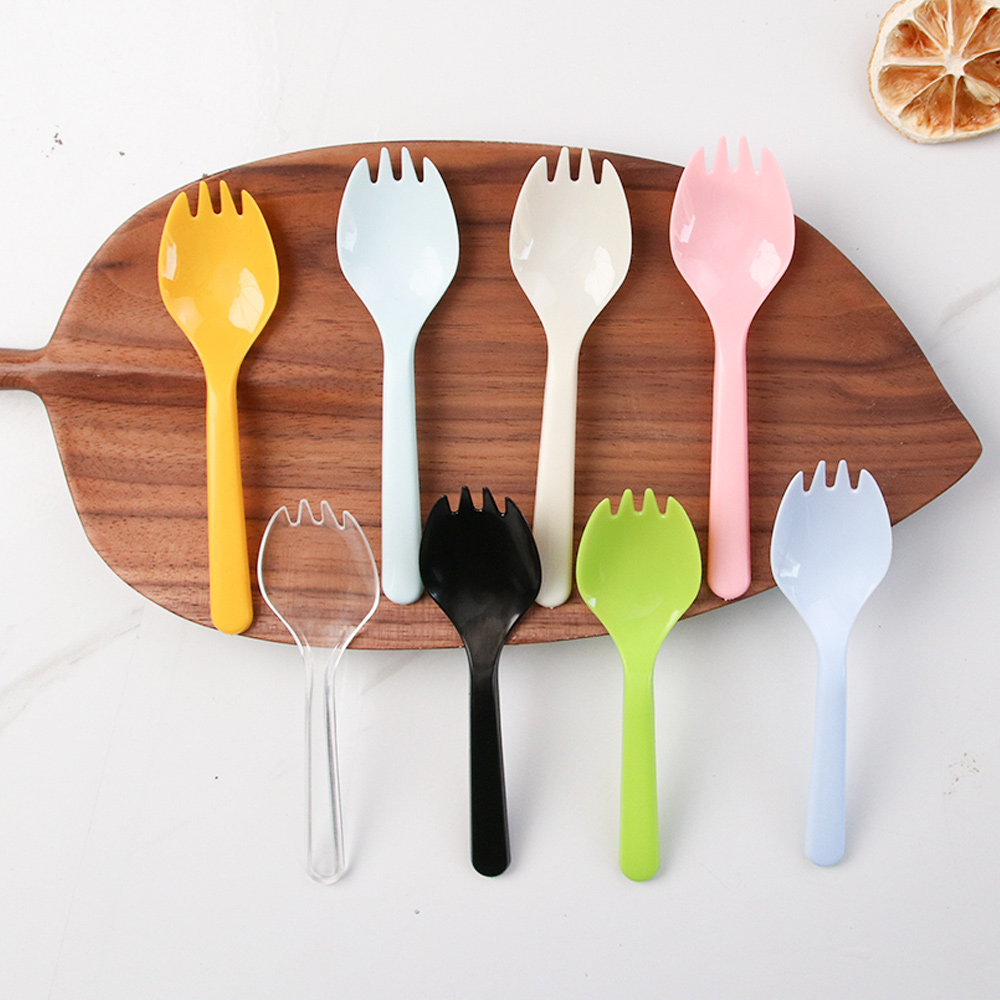 水果蛋糕叉勺果叉甜品外卖勺