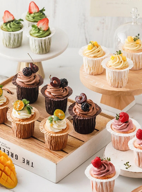 礼帽蛋糕纸杯耐烤耐高温马芬杯麦芬烘焙包装模具烤箱专用卷边杯子