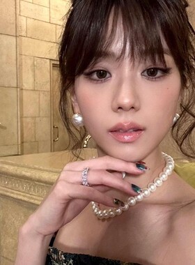 「经典」金智秀jisoo同款fever施家珍珠项链法式优雅百搭秋冬项圈