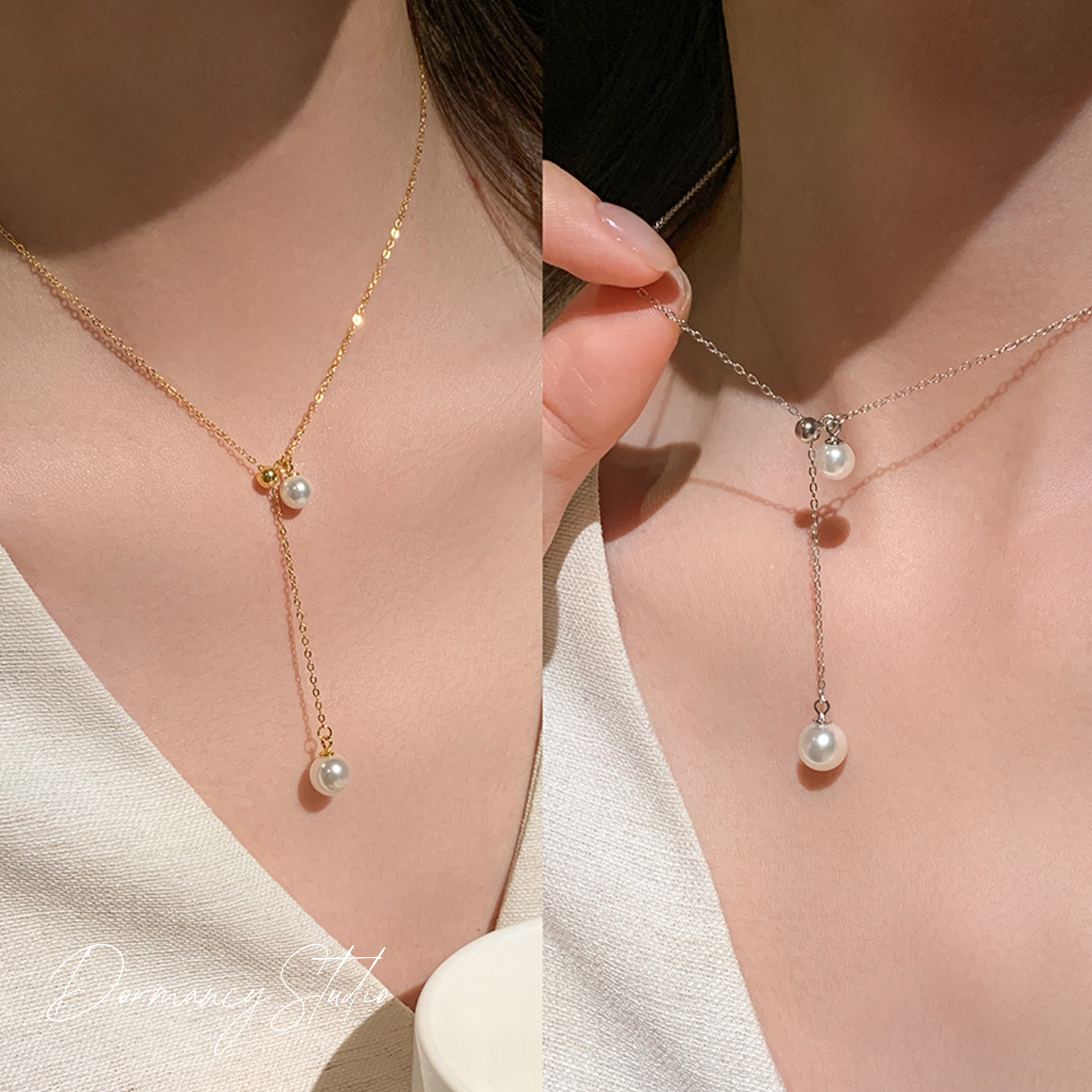 「颈间月光」多种戴法珍珠项链