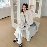 2026春季新款现货韩版皮衣外套1535203P145K238，女装皮衣，浙宝153