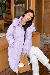 2024现货 数据好 50羽绒服牛角扣中长款加厚外套22816P260控398图片