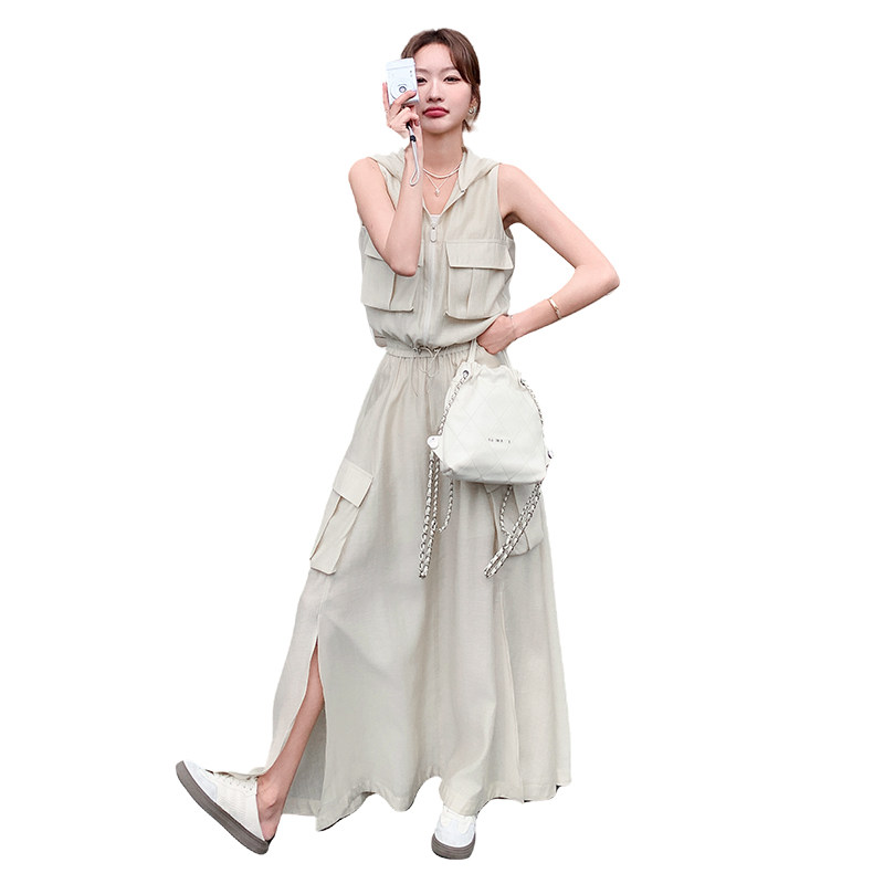 夏季新款现货亚麻马甲半裙两件套套装1532618P155K228,女装套装/套裙,浙宝153