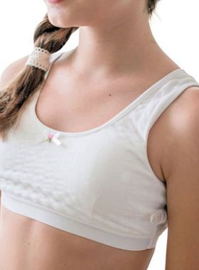 台湾心福少女文胸学生背心式女童发育期薄款无钢圈女生内衣G01774