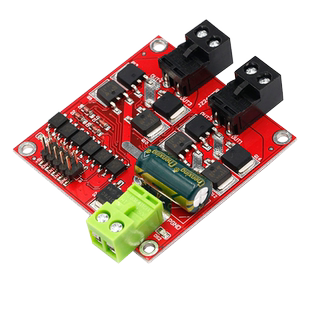 电机驱动模块12/24V/7A160W双路直流电机驱动板模块 H桥L298逻辑