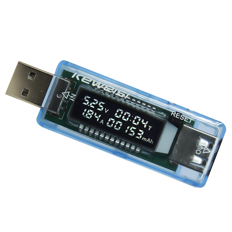 KWS-V20 usb电流电压表 usb检测仪 usb电压表电流表 电池容量测试