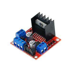 L298N双H桥电机驱动板模块步进电机马达智能车机器人配件