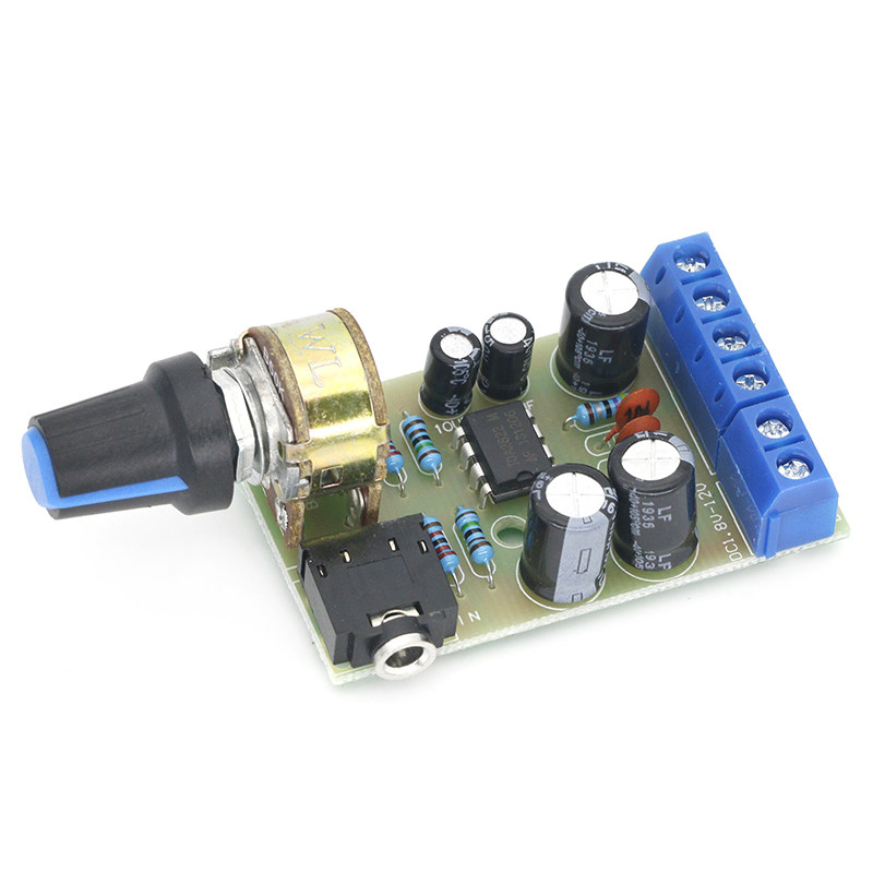 极速TDA2822M功放板 2.0立体声直流功L放板 便携式微小型收音机功
