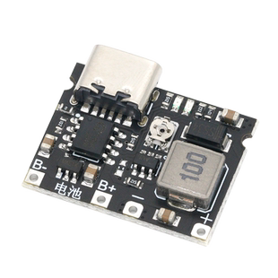 3.7V升9V 5V 万用表改装18650锂电池充电升压放电一体可调模块2A