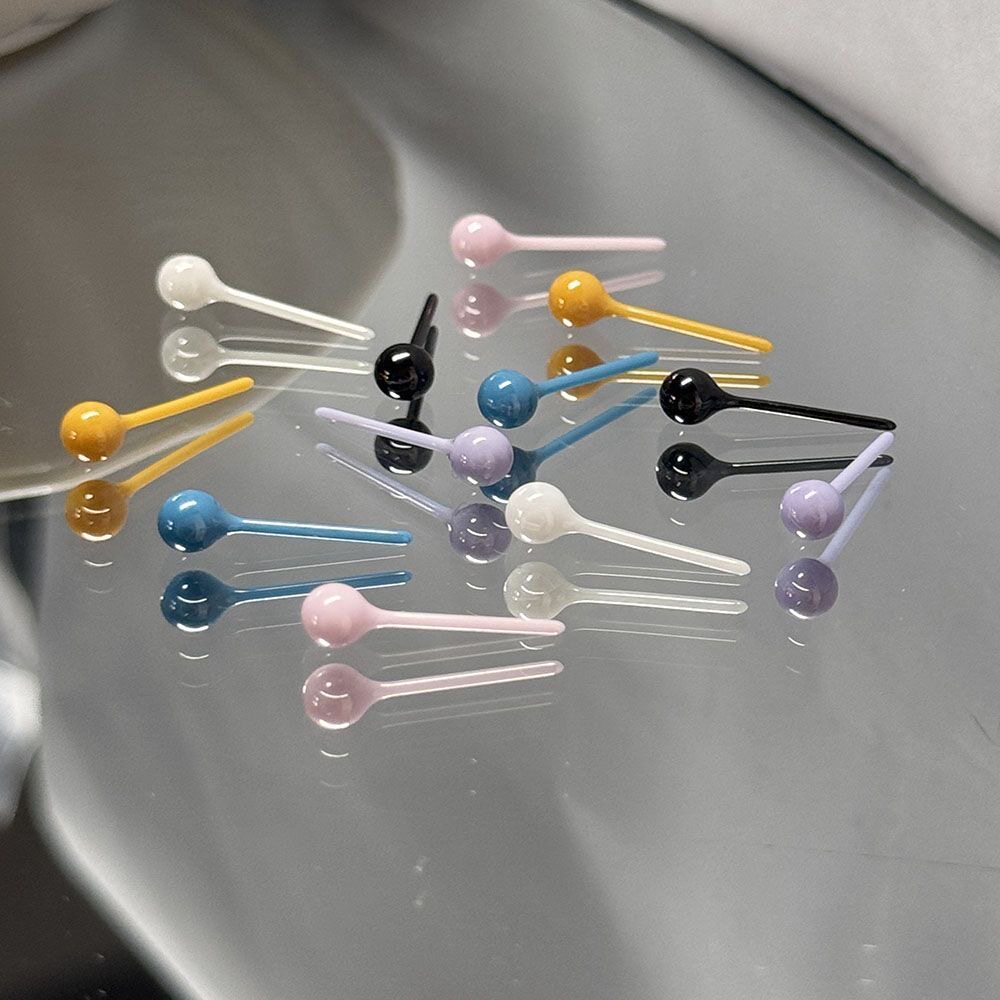 生物瓷养耳洞耳钉女耳棒学生防堵针睡觉免摘男陶瓷耳饰