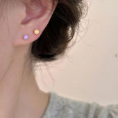 生物瓷养耳洞防堵针防致敏耳棒防过敏耳钉睡觉免摘男陶瓷耳饰