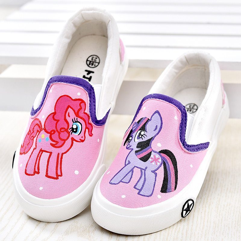 Chaussures enfants en toile suture de voiture pour printemps - semelle tendon - Ref 1038919 Image 3